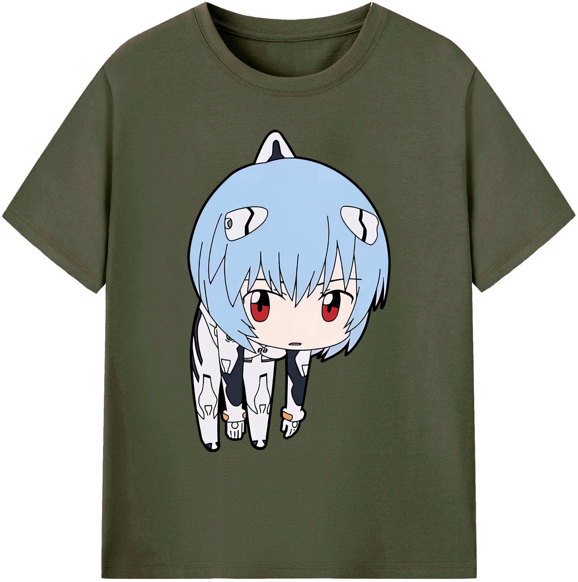 （画像用） EVA 新世紀エヴァンゲリオン 綿100％ メンズ半袖Tシャツ｜肌触りやわらか＆通気性